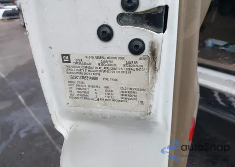 2006 Chevrolet Silverado 1500 Lt1 from USA, damaged, VIN 1GCEC19T06Z149805